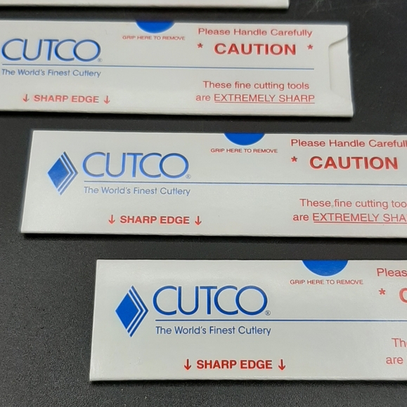 Cutco 1759 Protective Blade Sleeve Cover Only Lot of 4 Vintage OEM Steak Knife - Picture 2 of 5